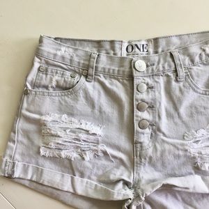 Free People ONE Teaspoon denim shorts